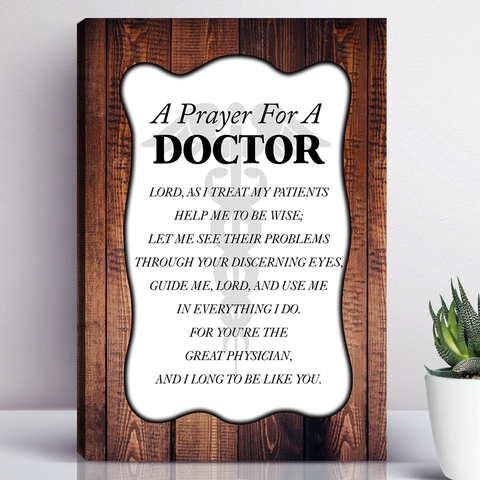 Image of A Prayer For A Doctor Wall Art