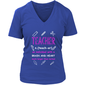Teacher An Individual With A Brain And Heart Much Larger Than Normal