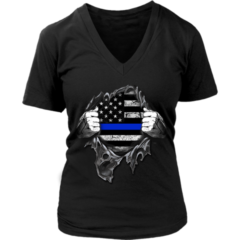 Image of Thin Blue Line Distressed