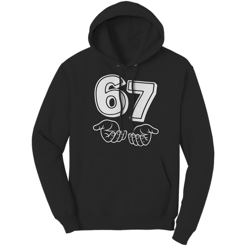 Image of "6 7 - Six Seven" Viral Funny Hand Gesture Tee & Hoodie