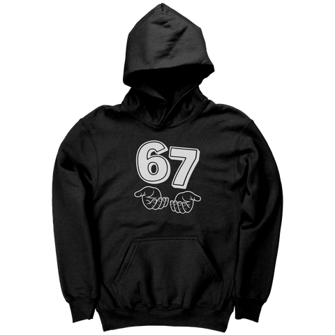 Image of "6 7 - Six Seven" Viral Funny Hand Gesture Tee & Hoodie