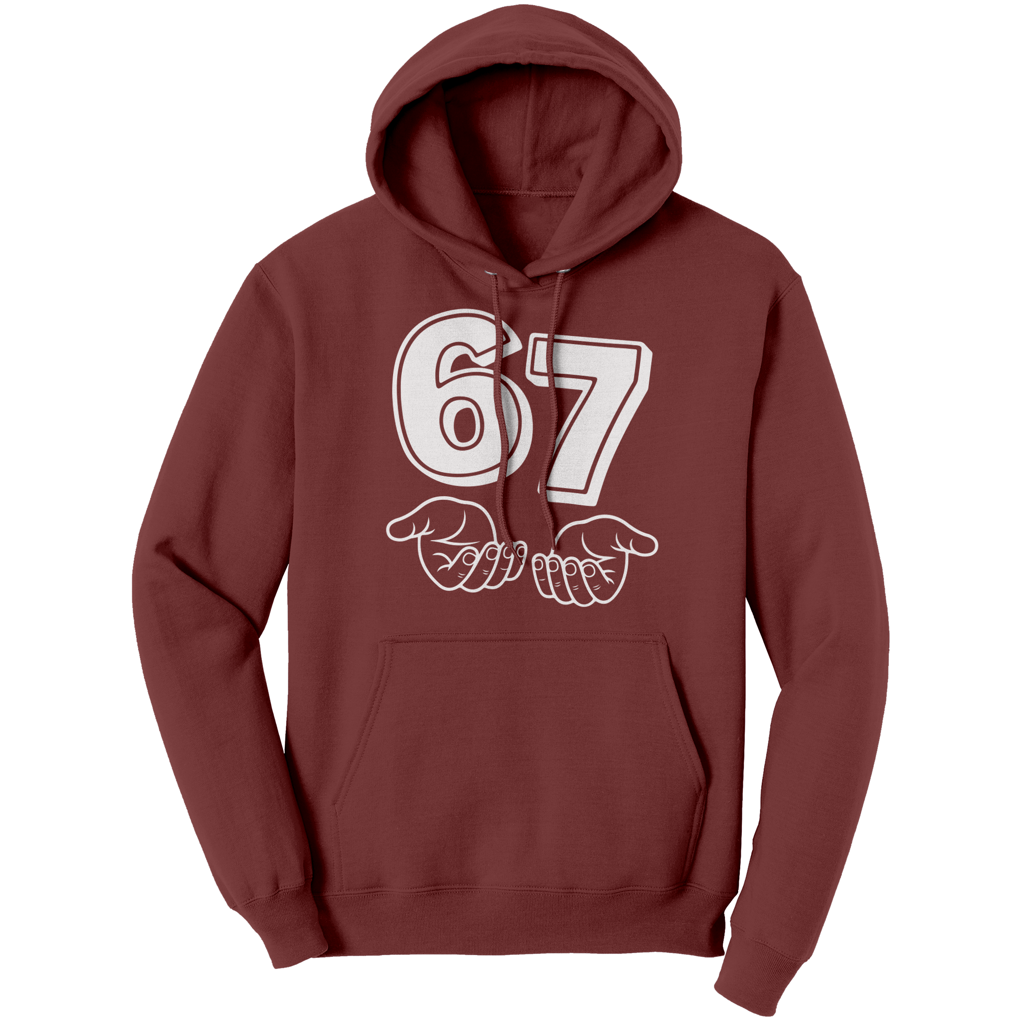 "6 7 - Six Seven" Viral Funny Hand Gesture Tee & Hoodie