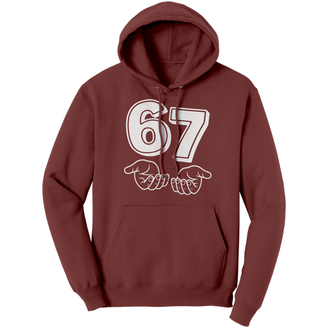 Image of "6 7 - Six Seven" Viral Funny Hand Gesture Tee & Hoodie