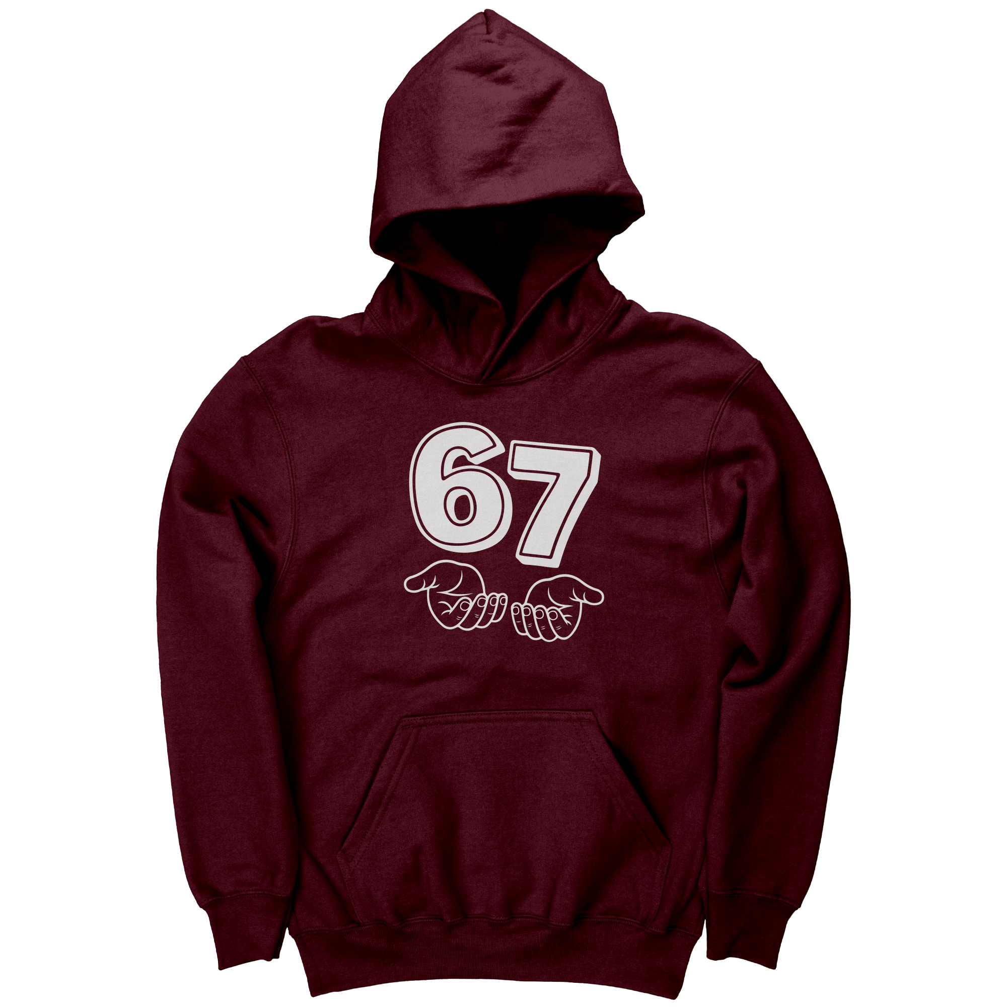 "6 7 - Six Seven" Viral Funny Hand Gesture Tee & Hoodie