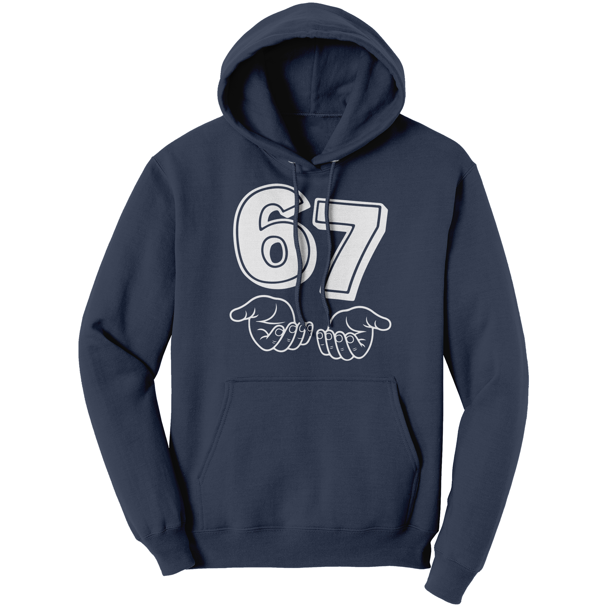 "6 7 - Six Seven" Viral Funny Hand Gesture Tee & Hoodie