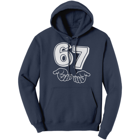 Image of "6 7 - Six Seven" Viral Funny Hand Gesture Tee & Hoodie
