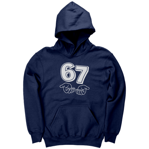Image of "6 7 - Six Seven" Viral Funny Hand Gesture Tee & Hoodie
