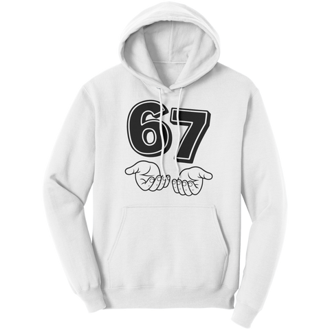 Image of 6_7_Six_Seven_Waiving_Hands_Tee__Hood_White_Front_Mockup.png_15376694
