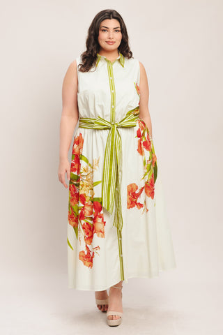 Image of SPRING HEIRLOOM WOVEN MIDI DRESS