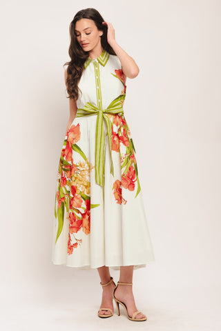 Image of SPRING HEIRLOOM WOVEN MIDI DRESS