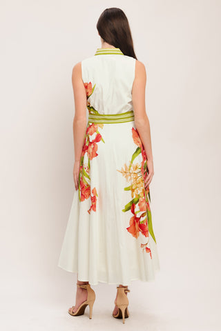 Image of SPRING HEIRLOOM WOVEN MIDI DRESS