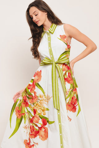 Image of SPRING HEIRLOOM WOVEN MIDI DRESS