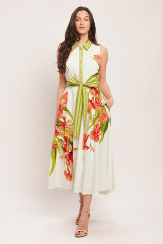 Image of SPRING HEIRLOOM WOVEN MIDI DRESS
