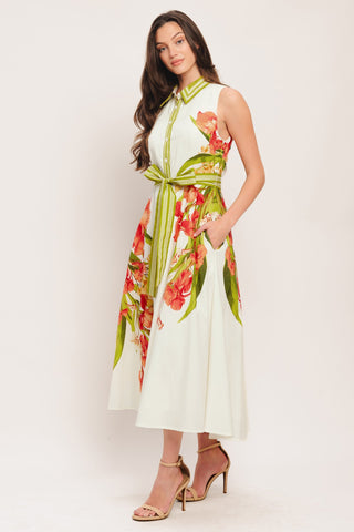 Image of SPRING HEIRLOOM WOVEN MIDI DRESS
