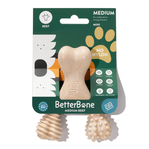 Image of BetterBone MEDIUM Durability CHEW TOY: Perfect Chew for Everyday Chewers | Natural Ingredients, Eco-Friendly, Non-Toxic