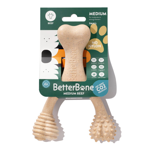 Image of BetterBone MEDIUM Durability CHEW TOY: Perfect Chew for Everyday Chewers | Natural Ingredients, Eco-Friendly, Non-Toxic