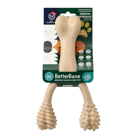 Image of BetterBone MEDIUM Durability CHEW TOY: Perfect Chew for Everyday Chewers | Natural Ingredients, Eco-Friendly, Non-Toxic