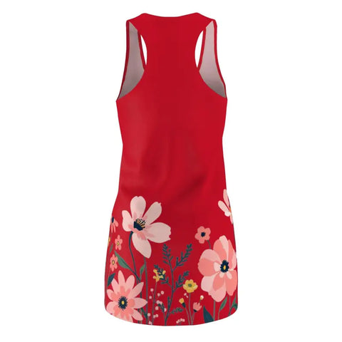 Image of Ocean State Styles Dress Floral Racerback Womens Spring