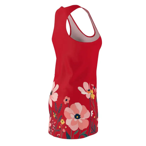 Image of Ocean State Styles Dress Floral Racerback Womens Spring