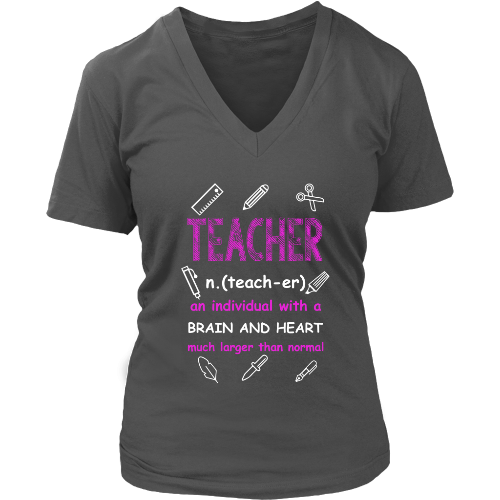Teacher An Individual With A Brain And Heart Much Larger Than Normal