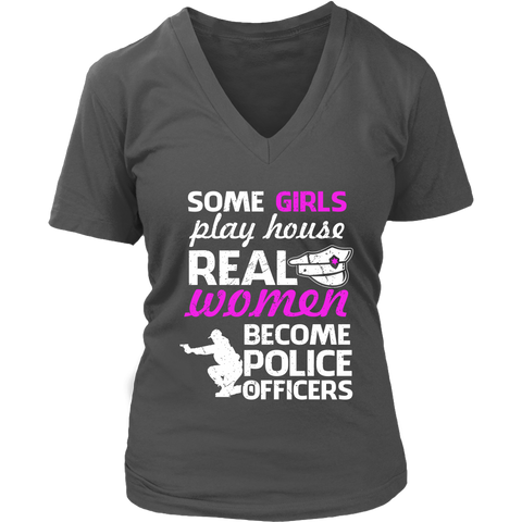 Image of Some Girls Play House Real Women Become Police Officers
