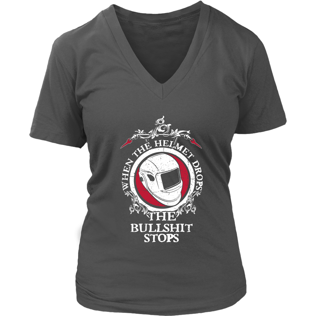 When The Helmet Drops The Bullshit Stops