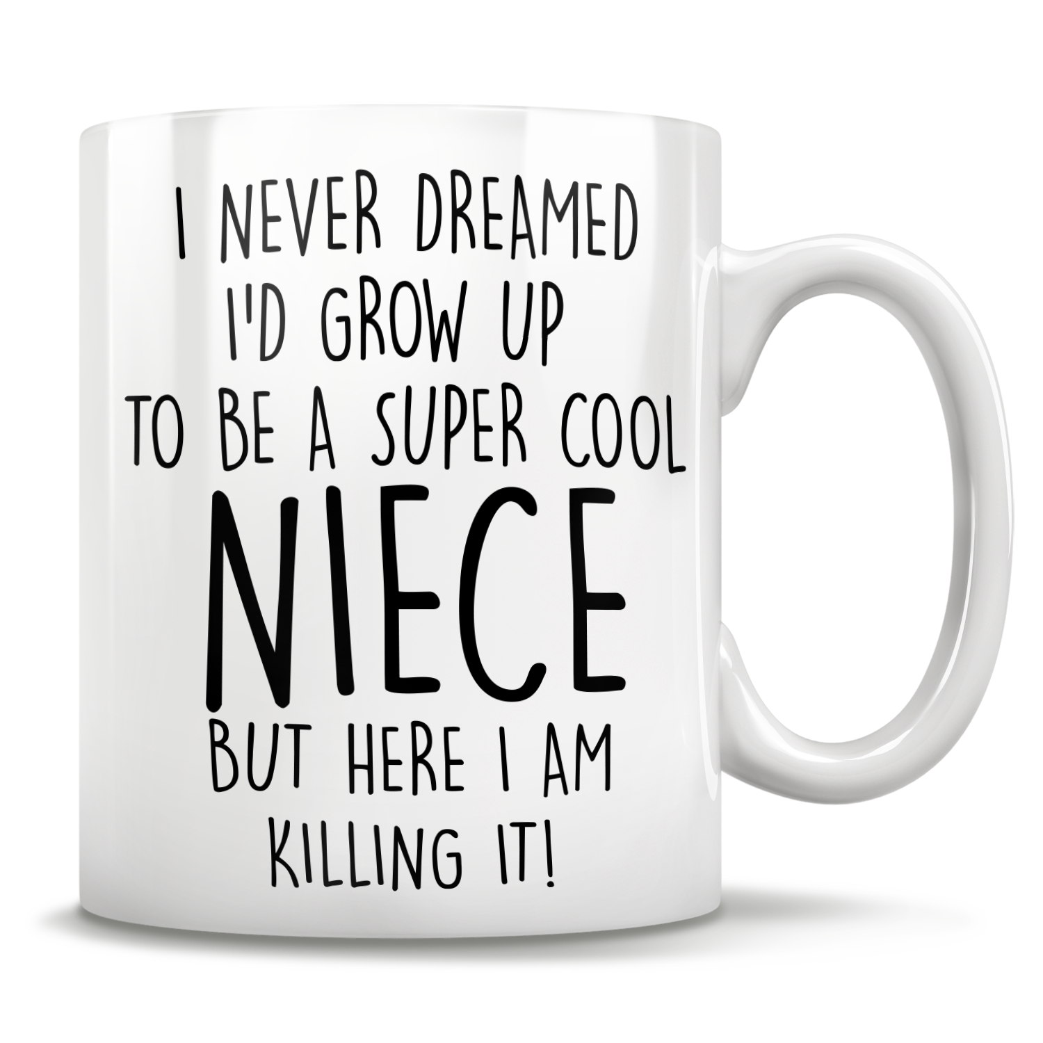 I Never Dreamed I'd Grow Up To Be A Super Cool Niece  But Here I Am Killing It! Mug