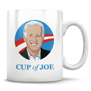 Cup Of Joe Biden Illustrated Mug