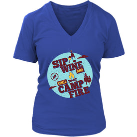 Sip Wine And Smell Camp Fire