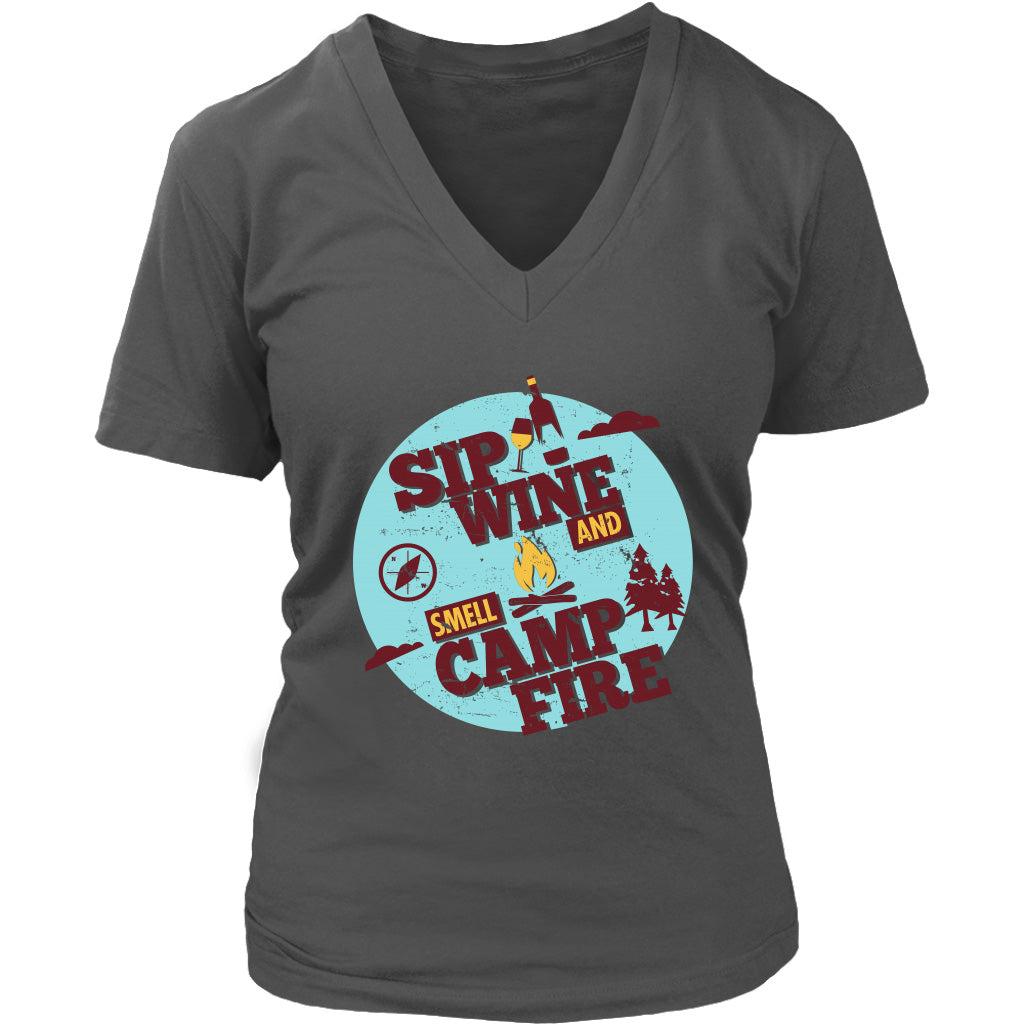 Sip Wine And Smell Camp Fire