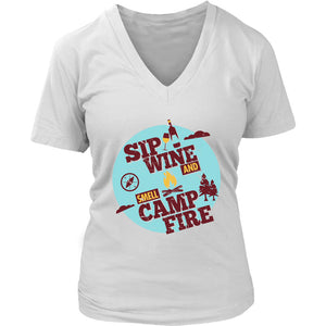Sip Wine And Smell Camp Fire