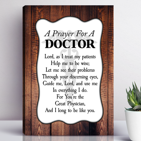 Image of A Prayer For A Doctor Wall Art