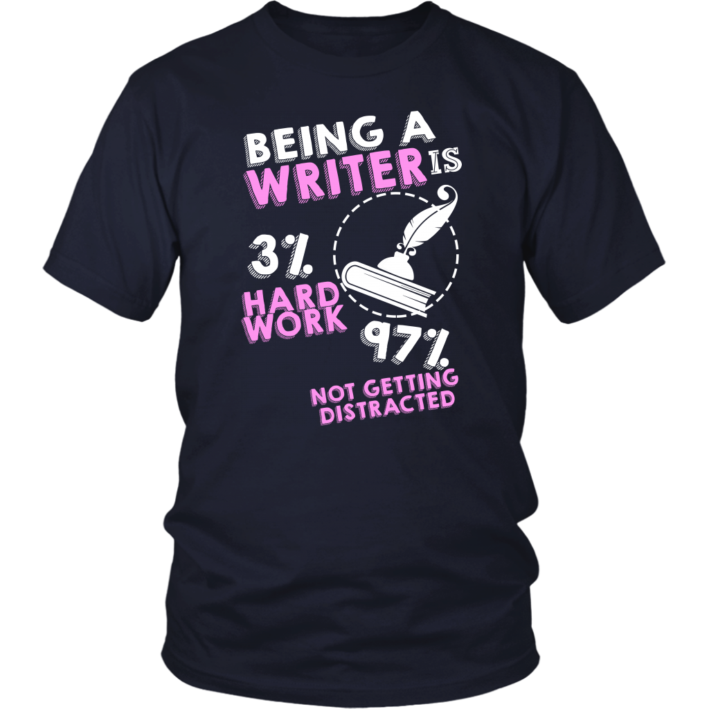 Being A Writer Is 3% Hard Work And 97% Not Getting Distracted