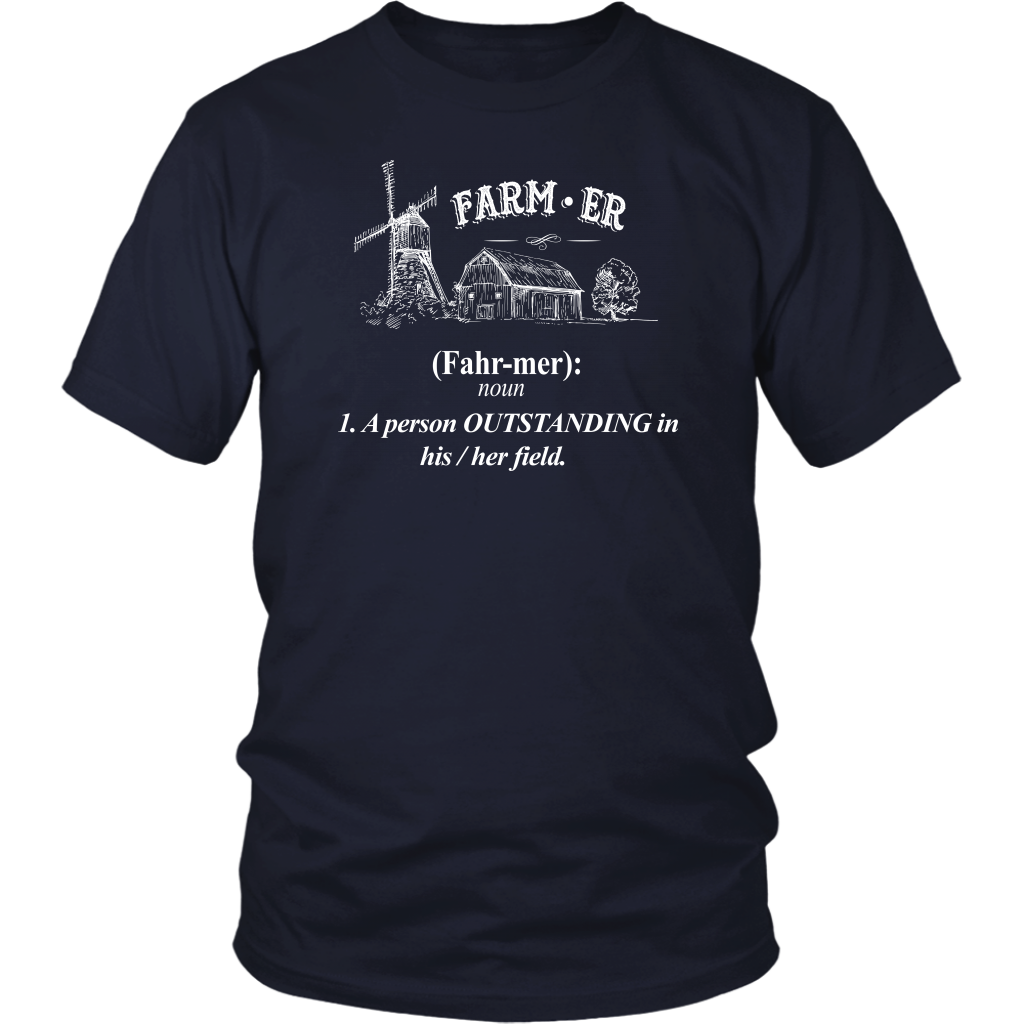 Farmer A Person Outstanding in His / Her Field