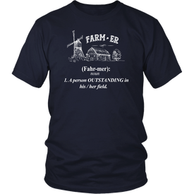 Farmer A Person Outstanding in His / Her Field
