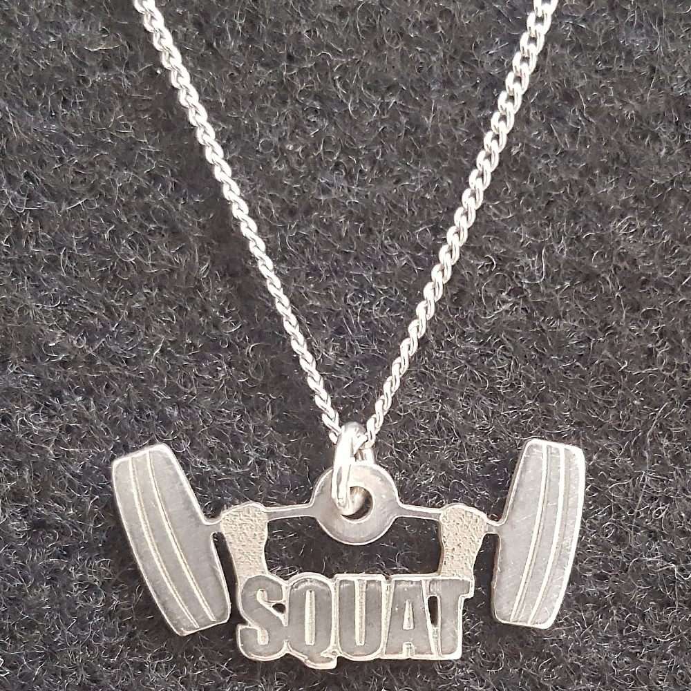 SQUAT Silver Necklace