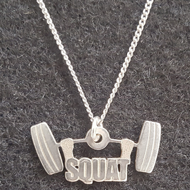 SQUAT Silver Necklace