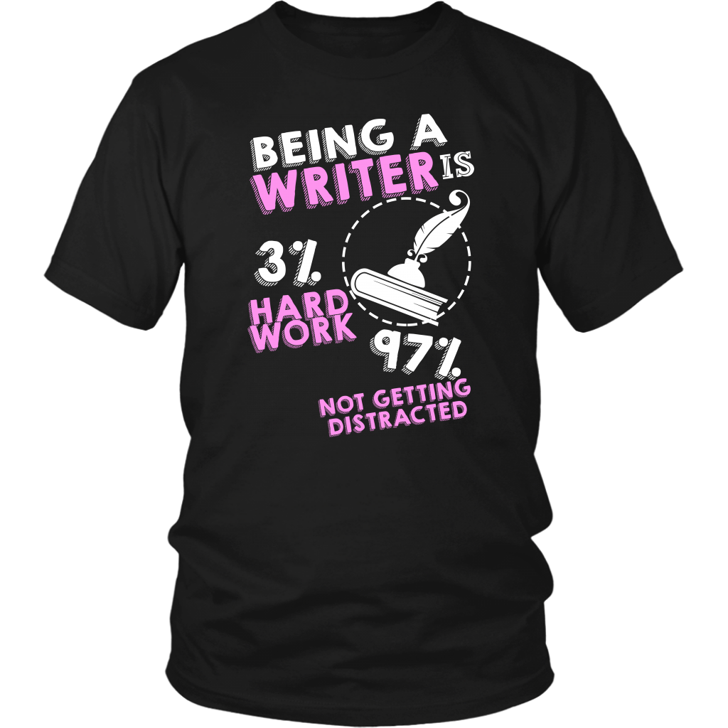 Being A Writer Is 3% Hard Work And 97% Not Getting Distracted