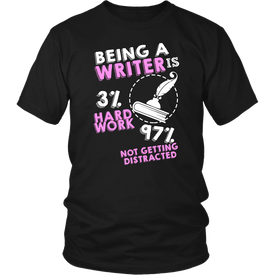 Being A Writer Is 3% Hard Work And 97% Not Getting Distracted