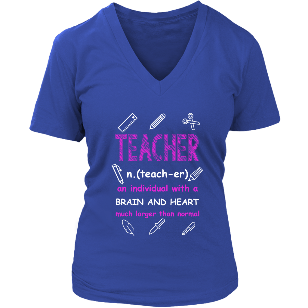 Teacher An Individual With A Brain And Heart Much Larger Than Normal