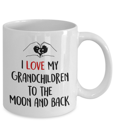 I Love My Grandchildren To The Moon And Back , Mug