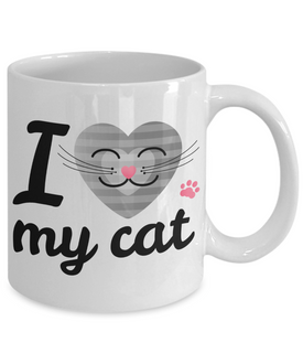 I Love My Cat , Mug