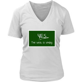 Yes The Test Is Today