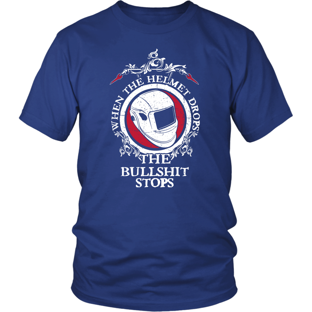 When The Helmet Drops The Bullshit Stops