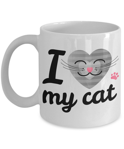 Image of I Love My Cat , Mug