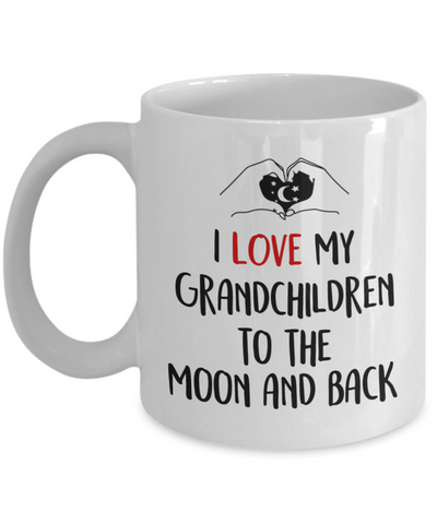 Image of I Love My Grandchildren To The Moon And Back , Mug