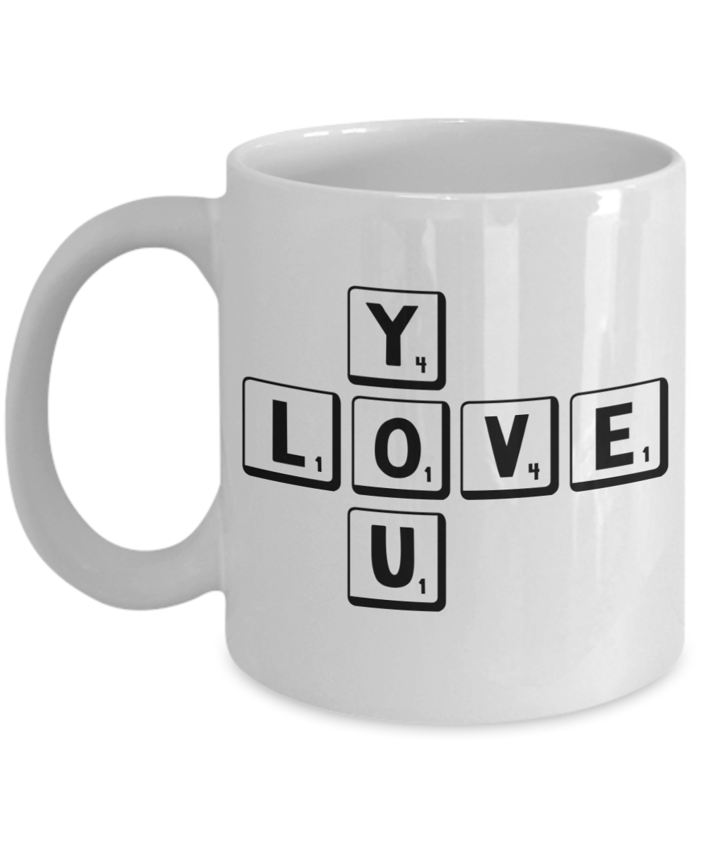 Love You, Scrabble Mug