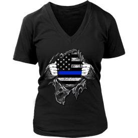 Thin Blue Line Distressed