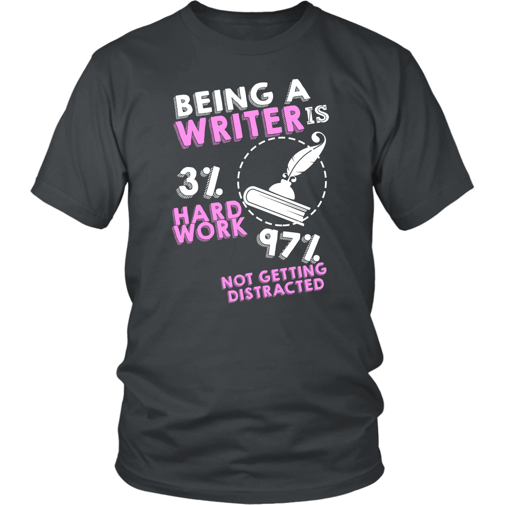 Being A Writer Is 3% Hard Work And 97% Not Getting Distracted