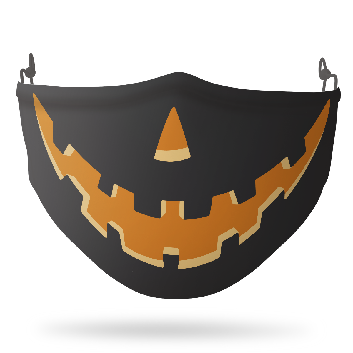 Jack-o'-lantern Creepy Smile Facemask - SKU: IPHFM16